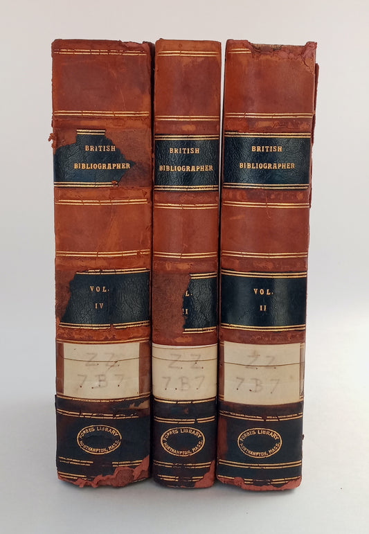 The British Bibliographer, Volumes II, III, and IV. book cover