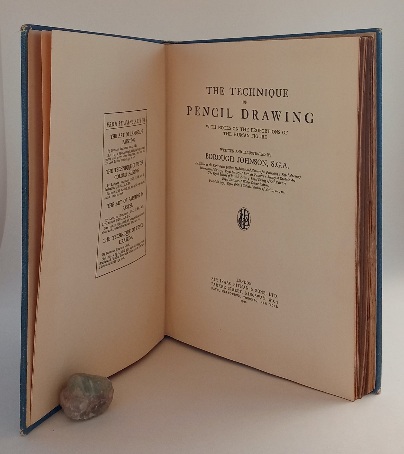 The Technique of Pencil Drawing, with notes on the proportions of the human figure book cover