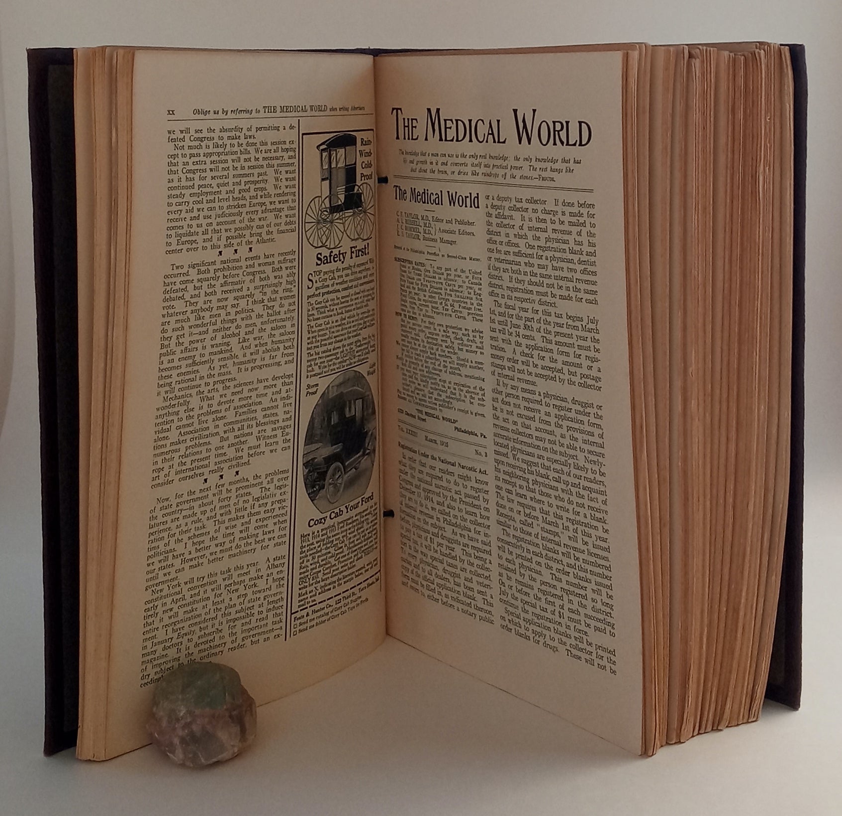The Medical World, volumes XXXIII and XXXIV, 1915-1916 book cover
