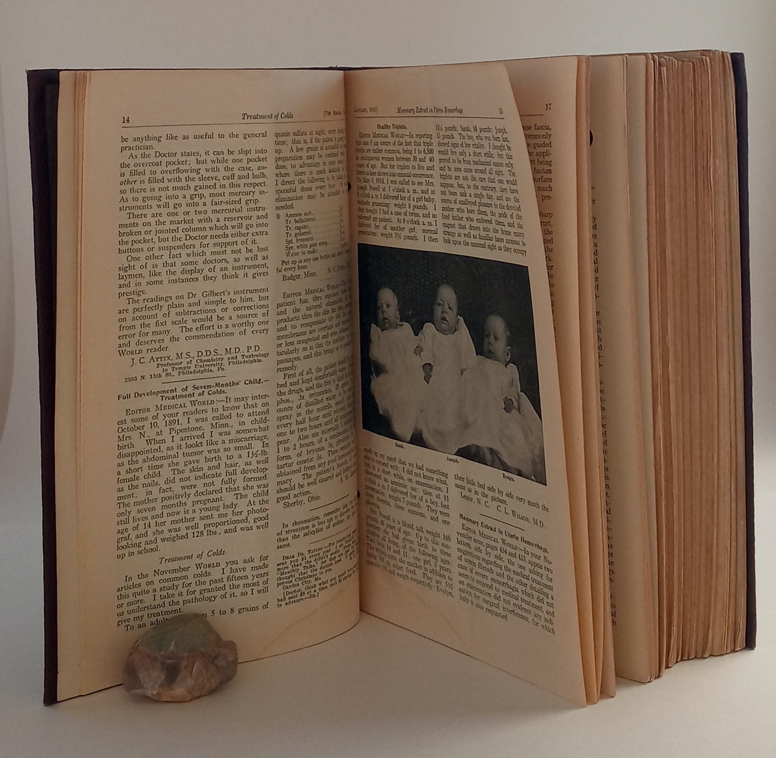 The Medical World, volumes XXXIII and XXXIV, 1915-1916 book cover