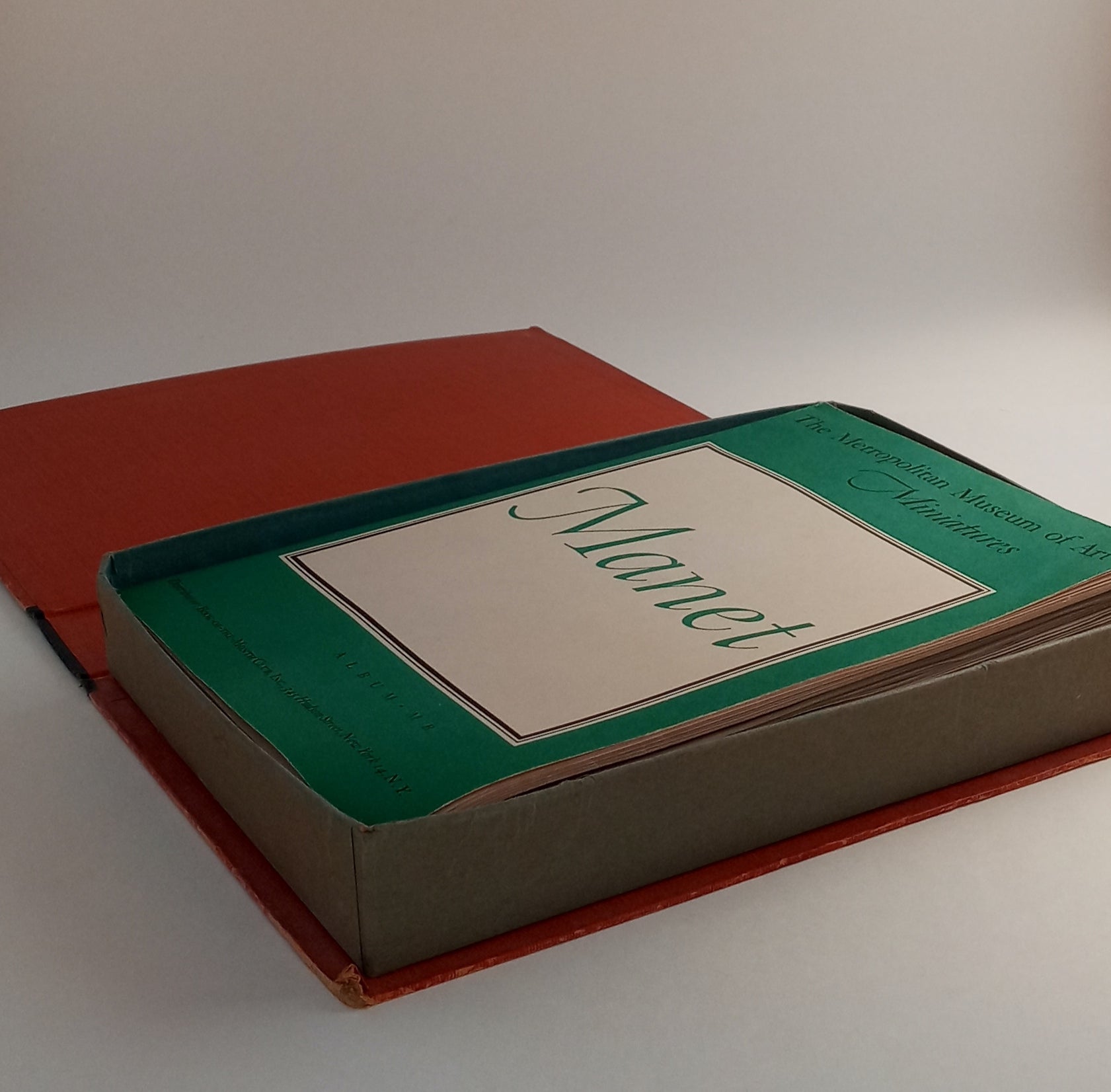 The Metropolitan Museum of Art Album of Miniatures, volumes MW, LF, MJ, MB, MO, XH, MI book cover