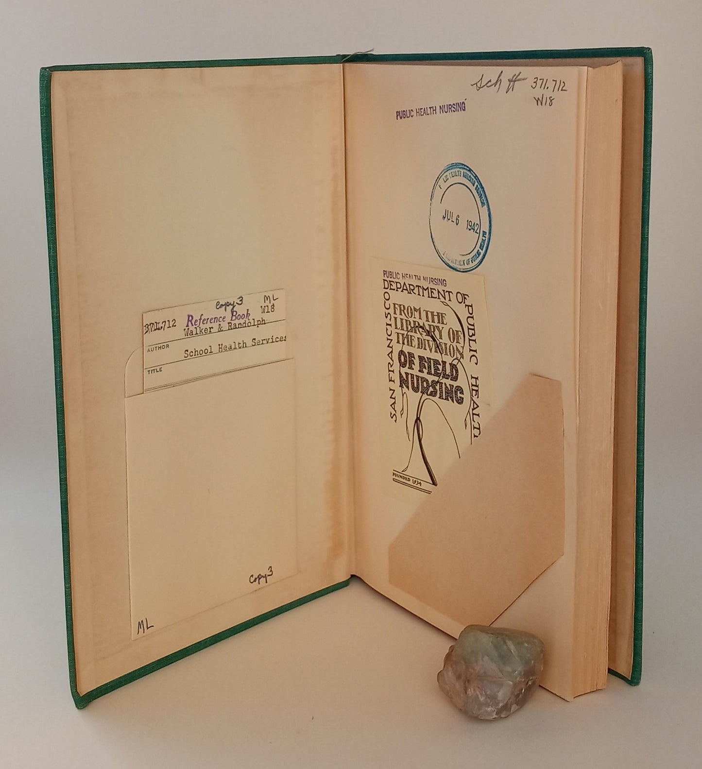 School Health Services: A Study of the Programs Developed by the Health Department in Six Tennessee Counties book cover