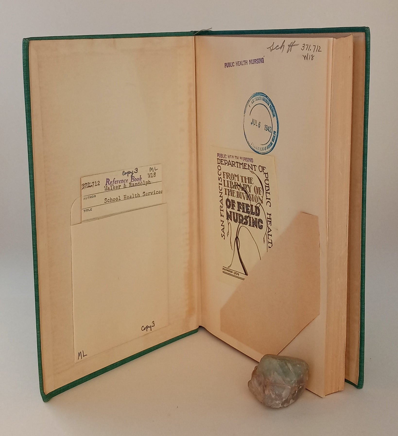 School Health Services: A Study of the Programs Developed by the Health Department in Six Tennessee Counties book cover