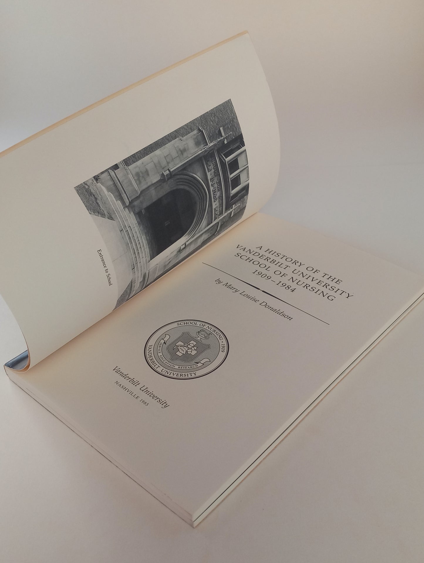 A History of the Vanderbilt School of Nursing, 1909-1984 book cover