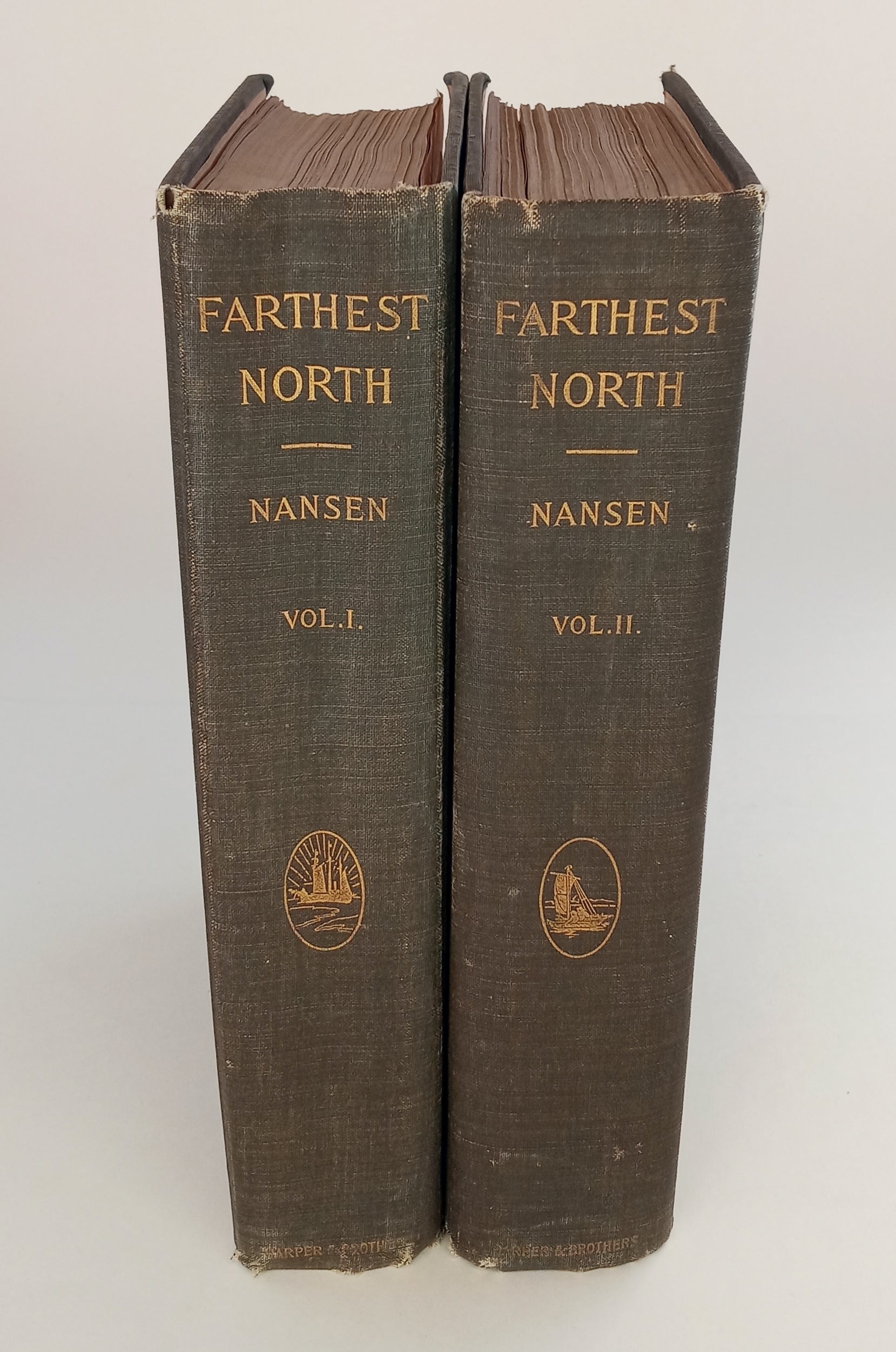 Farthest North, being a Record of a Voyage of Exploration of the Ship "Fram" 1893-96 and of a Fifteen Months' Sleigh Journey by Dr. Nansen and Lieut. Johansen. In two volumes. book cover