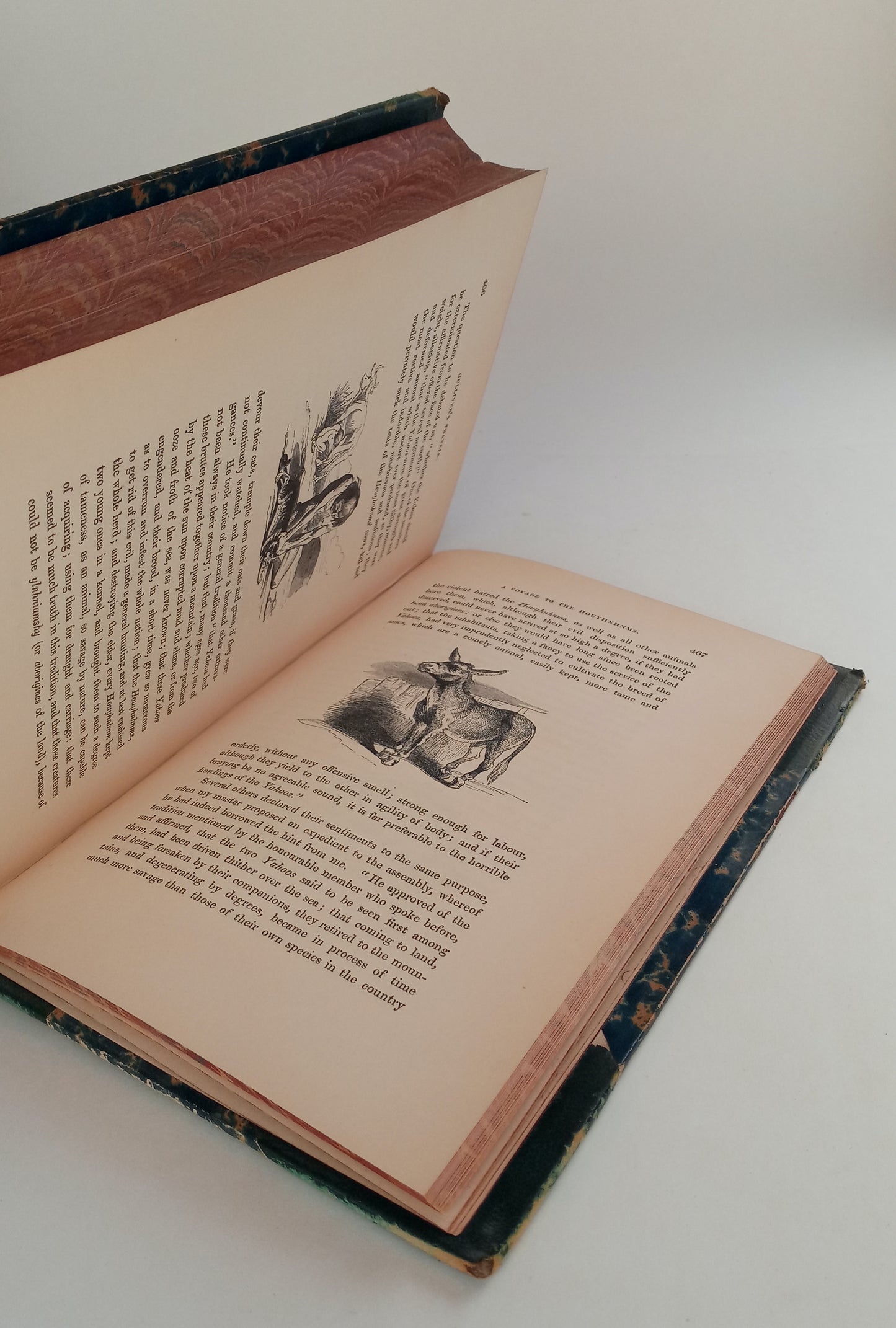 Travels into Several Remote Nations of the World by Lemuel Gulliver, First a Surgeon, and Then a Captain of Several Ships. In Four Parts. Illustrated with Upwards of Four Hundred Wood-Engravings from Designs by Grandville. book cover