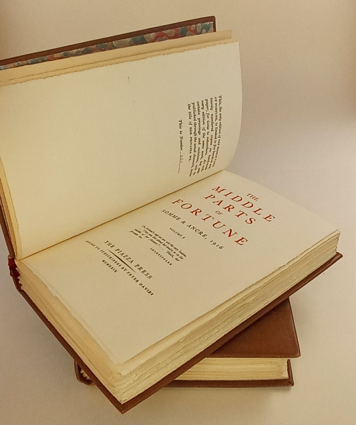 The Middle Parts of Fortune, Somme and Ancre book cover