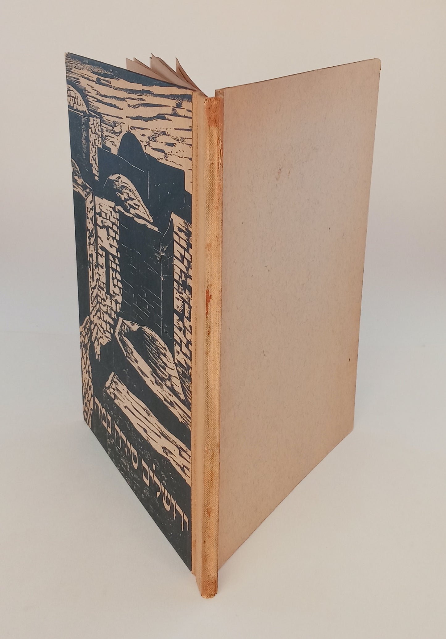 Jerusalem Slumbering Town: Eleven Wood-Cuts by Jacob Steinhardt, Eleven Hebrew Poems by Sh. Shalom book cover