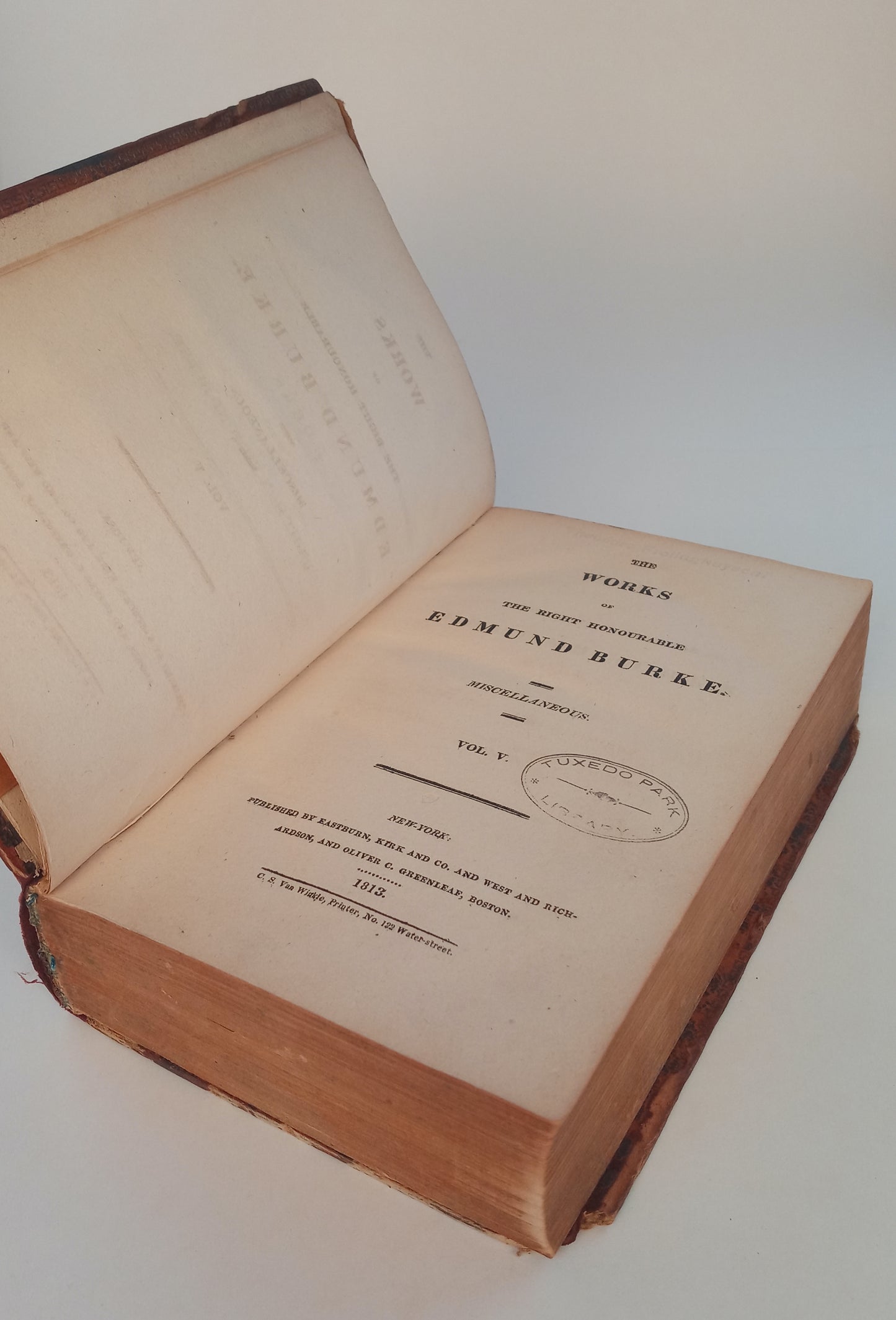 The Works of the Right Honourable Edmund Burke. Miscellaneous. Vol. V. book cover