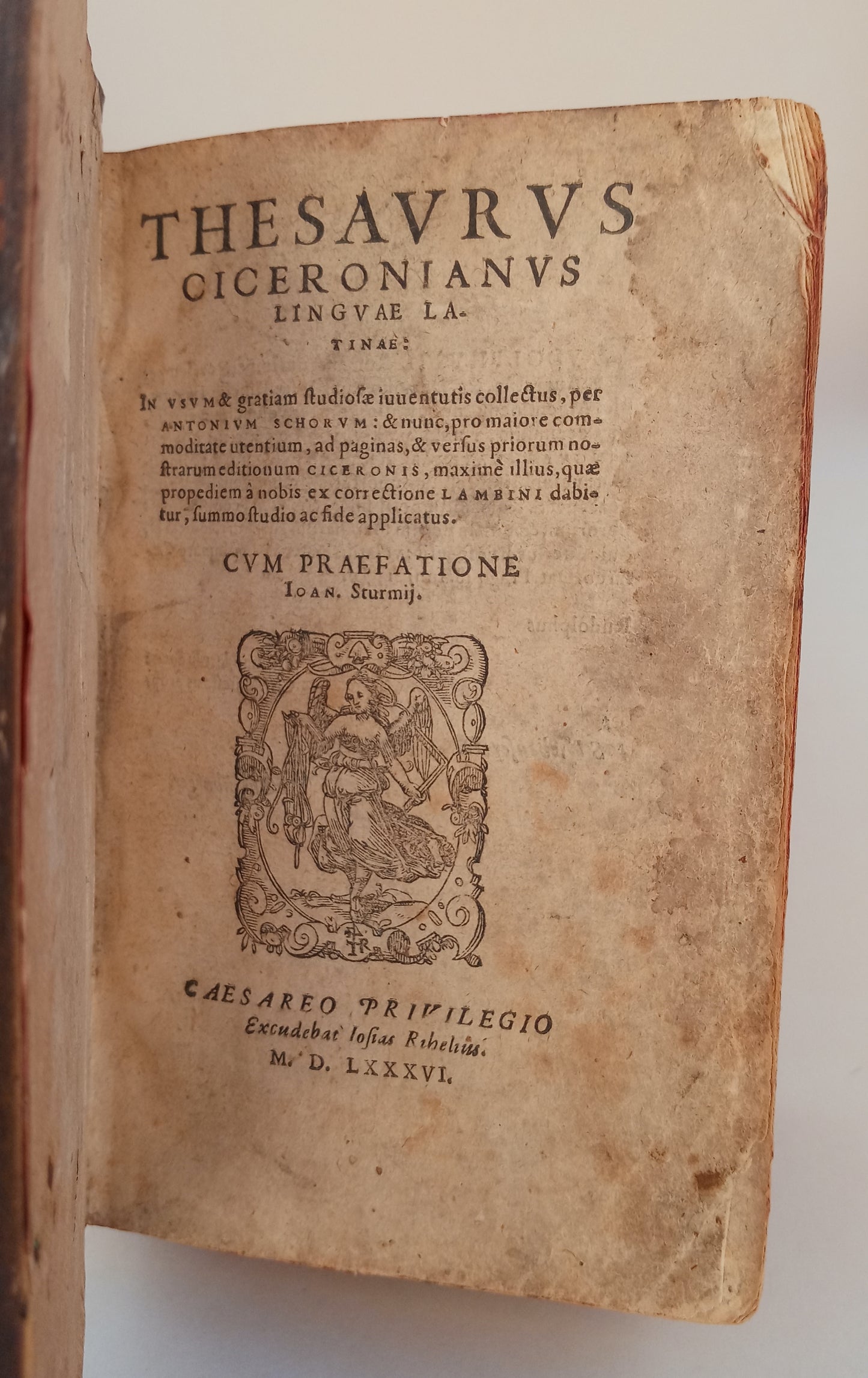 Thesaurus Ciceronianus Linguae Latine book cover