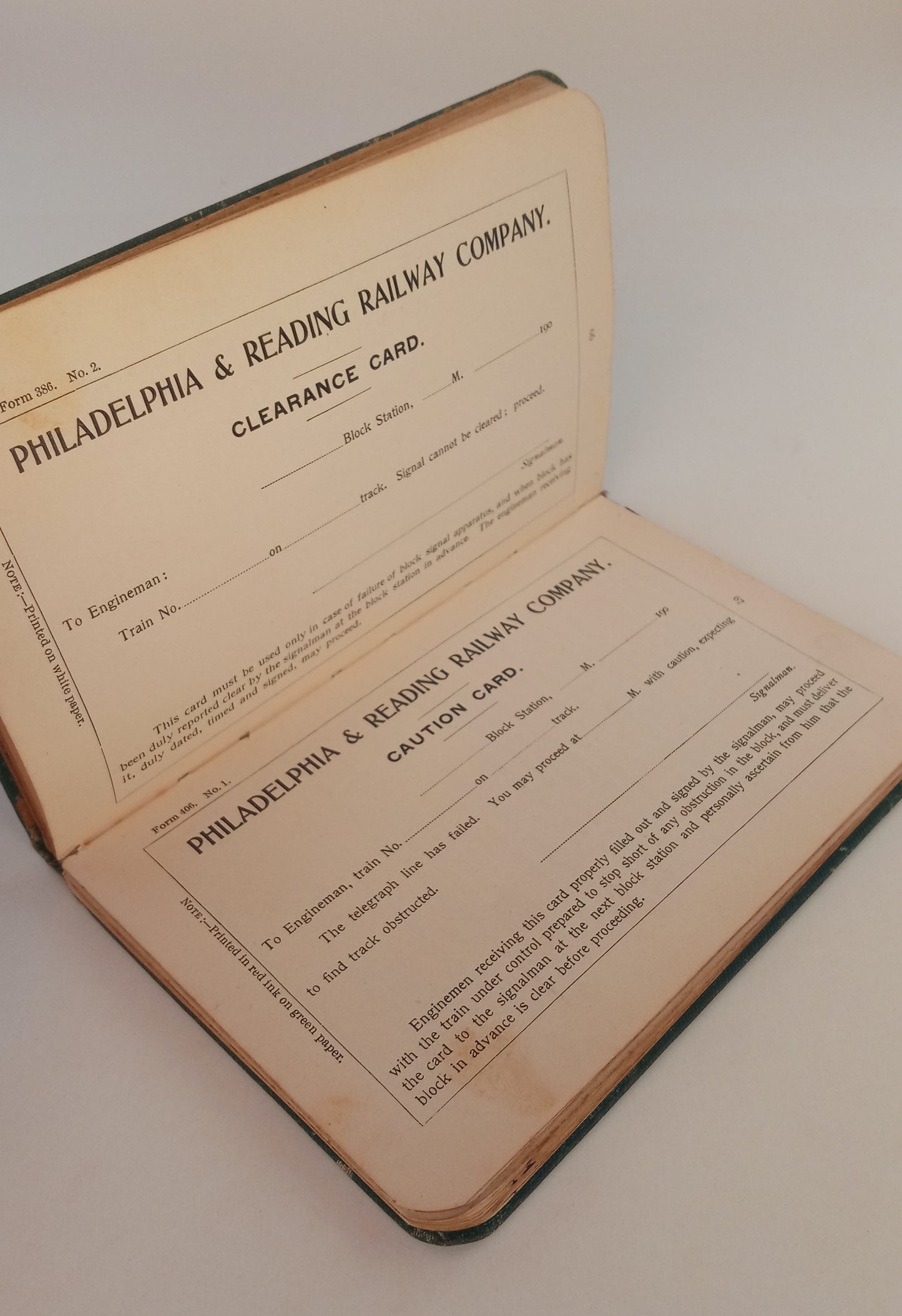 Philadelphia and Reading Railway Co. and Affiliated Lines. Rules of the Operating Department. book cover