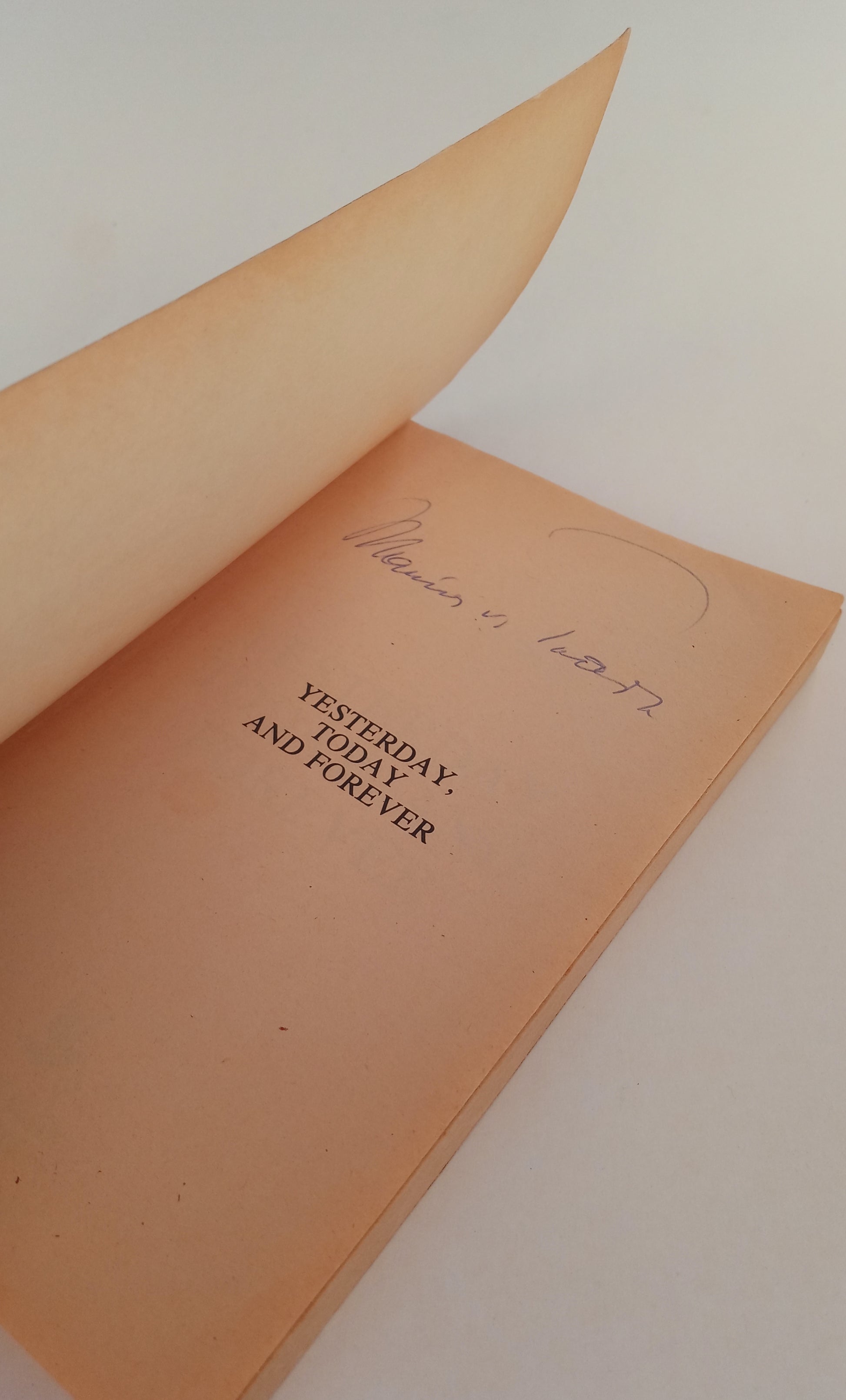 Yesterday, Today & Forever book cover