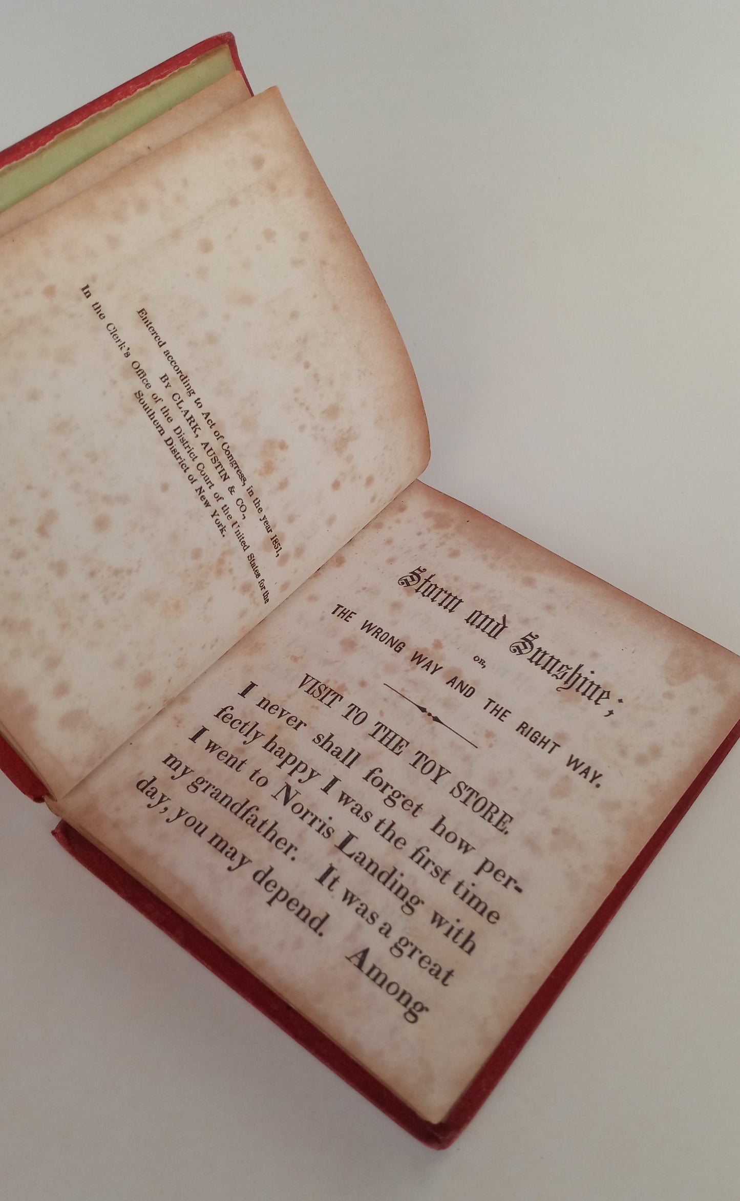 Storm and Sunshine; or, The Right Way and the Wrong Way. book cover