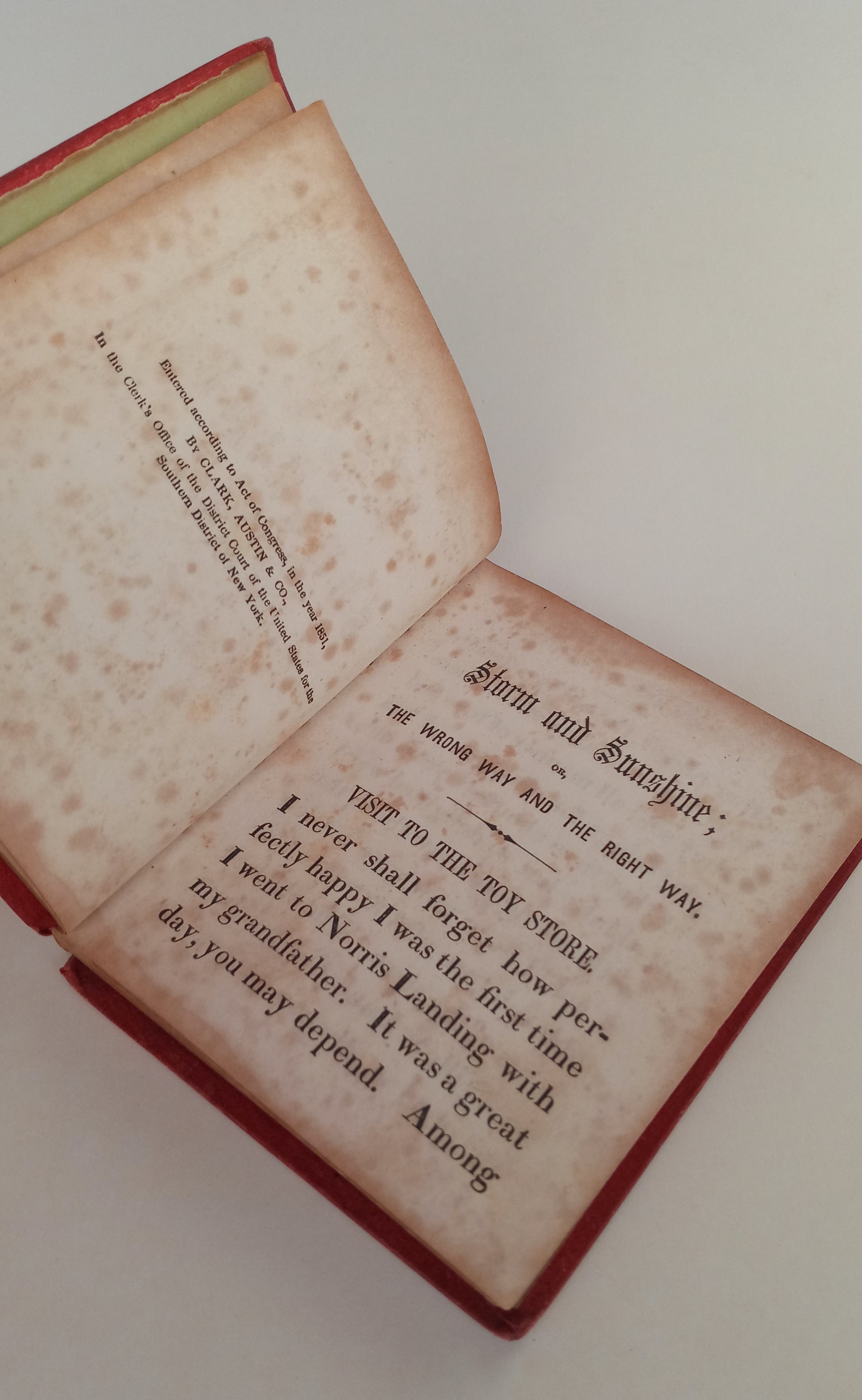 Storm and Sunshine; or, The Right Way and the Wrong Way. book cover