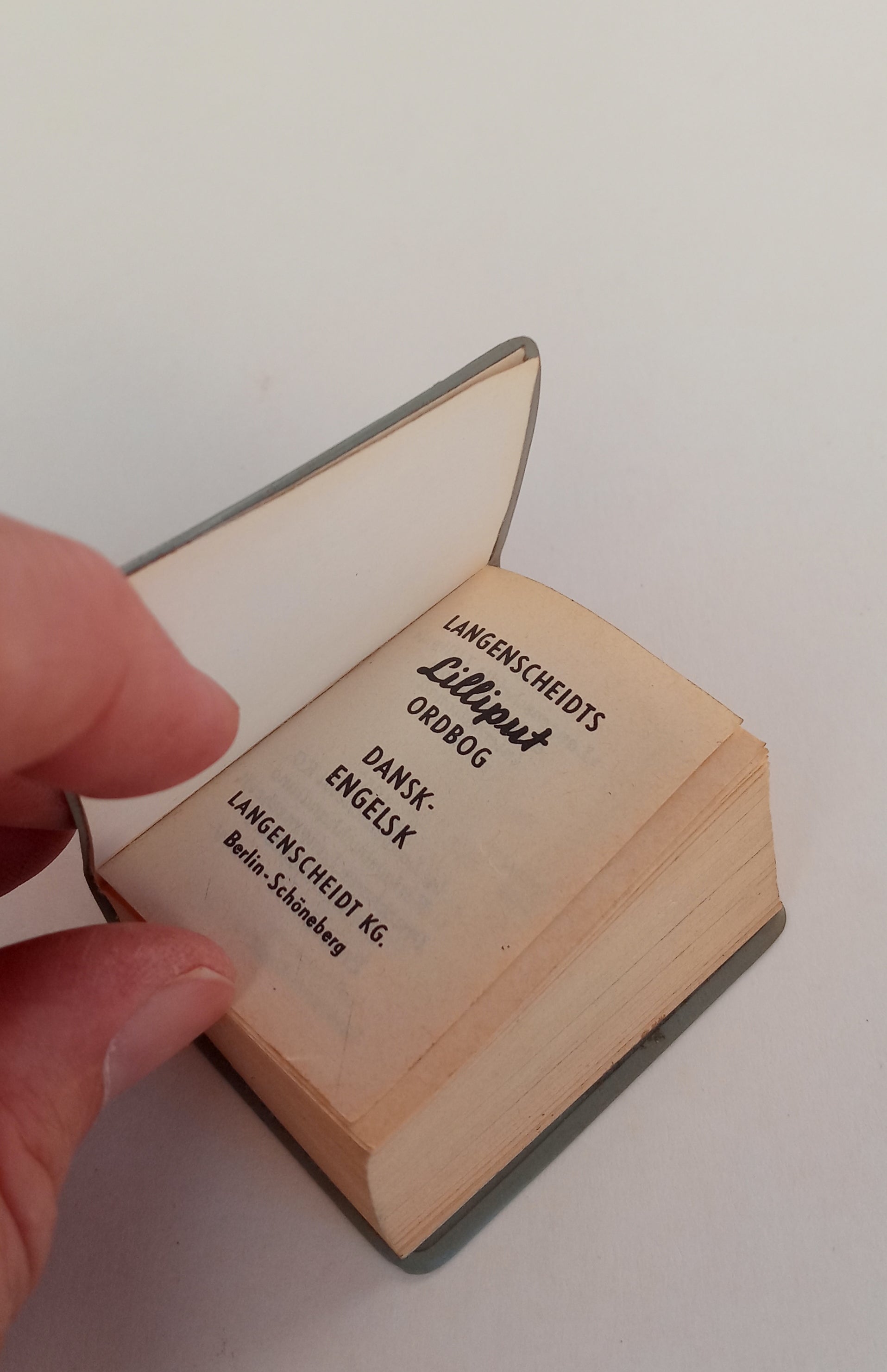 Langenscheidt's Lilliput Dictionary: Danish-English book cover