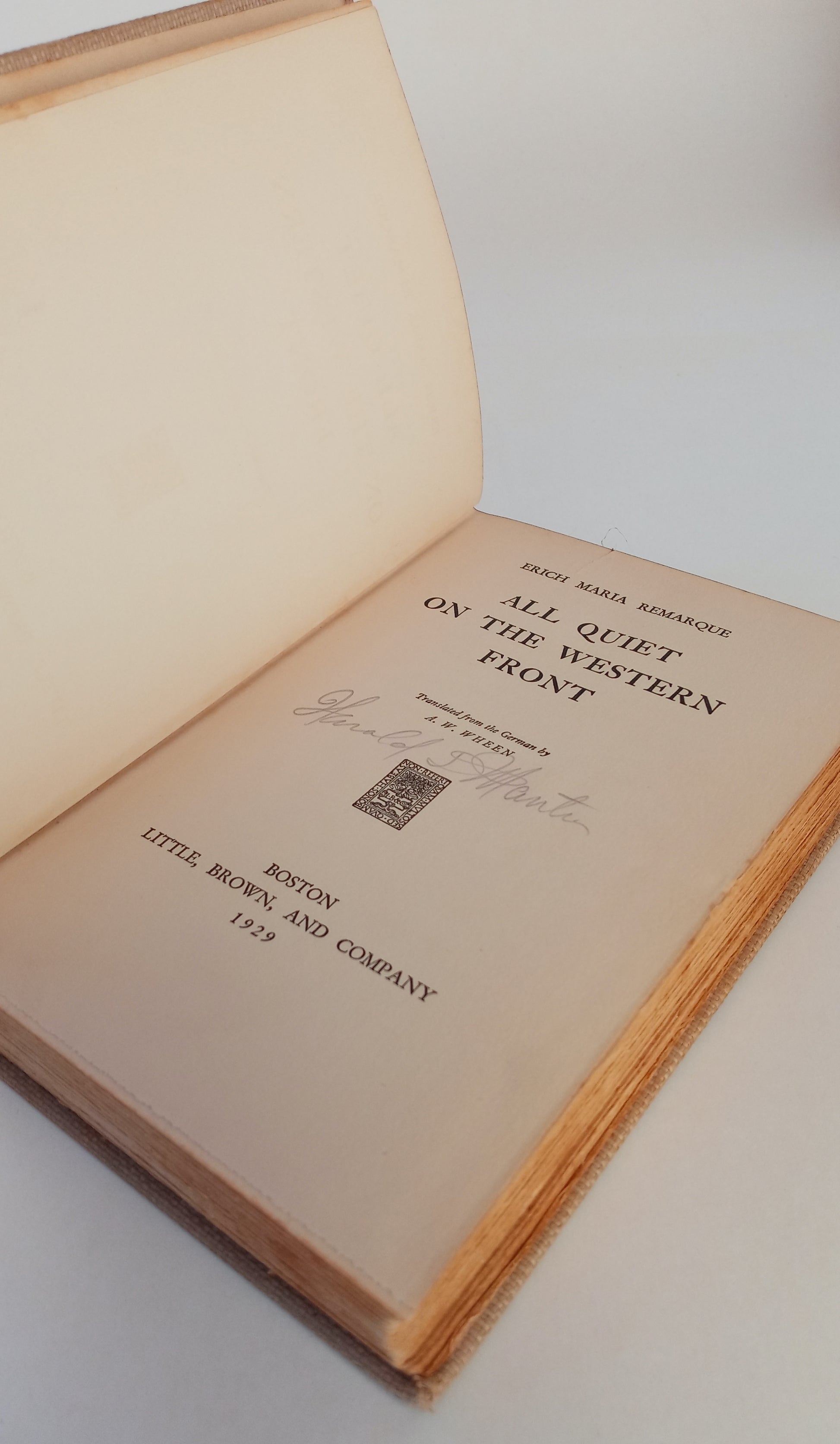 All Quiet on the Western Front book cover