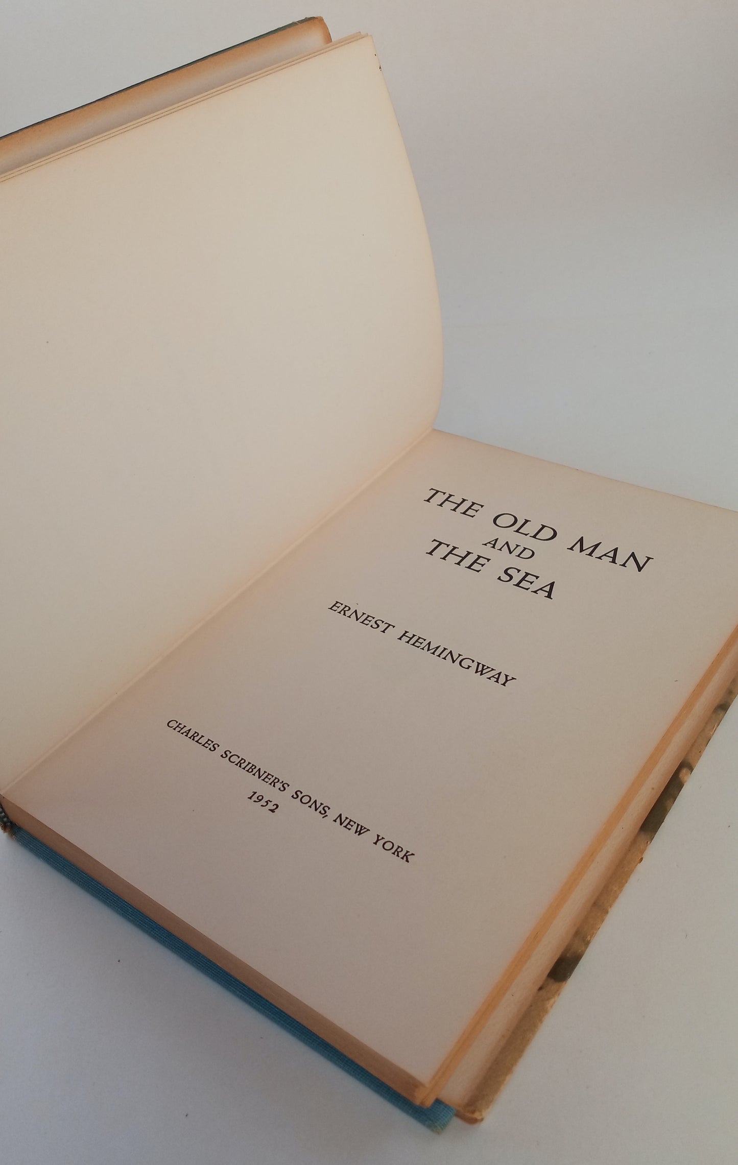 The Old Man and the Sea book cover