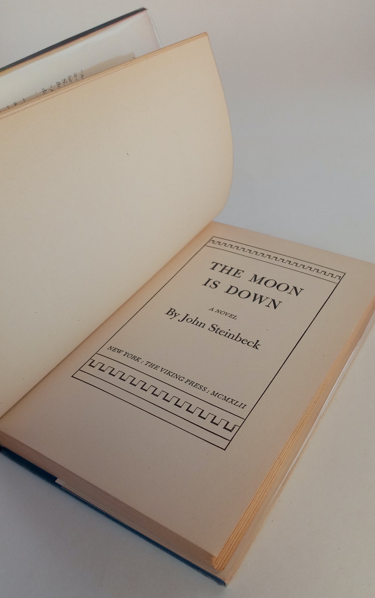 The Moon is Down book cover