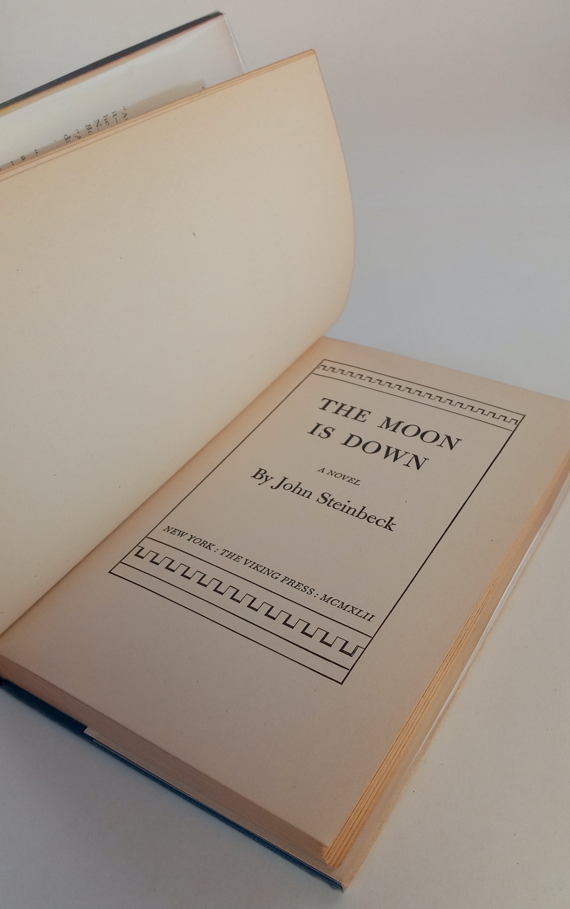 The Moon is Down book cover