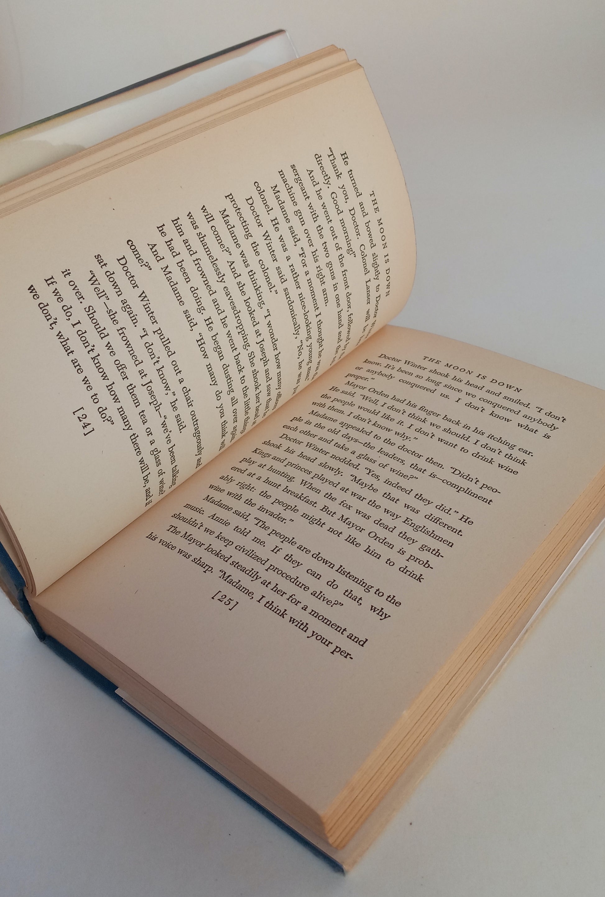 The Moon is Down book cover