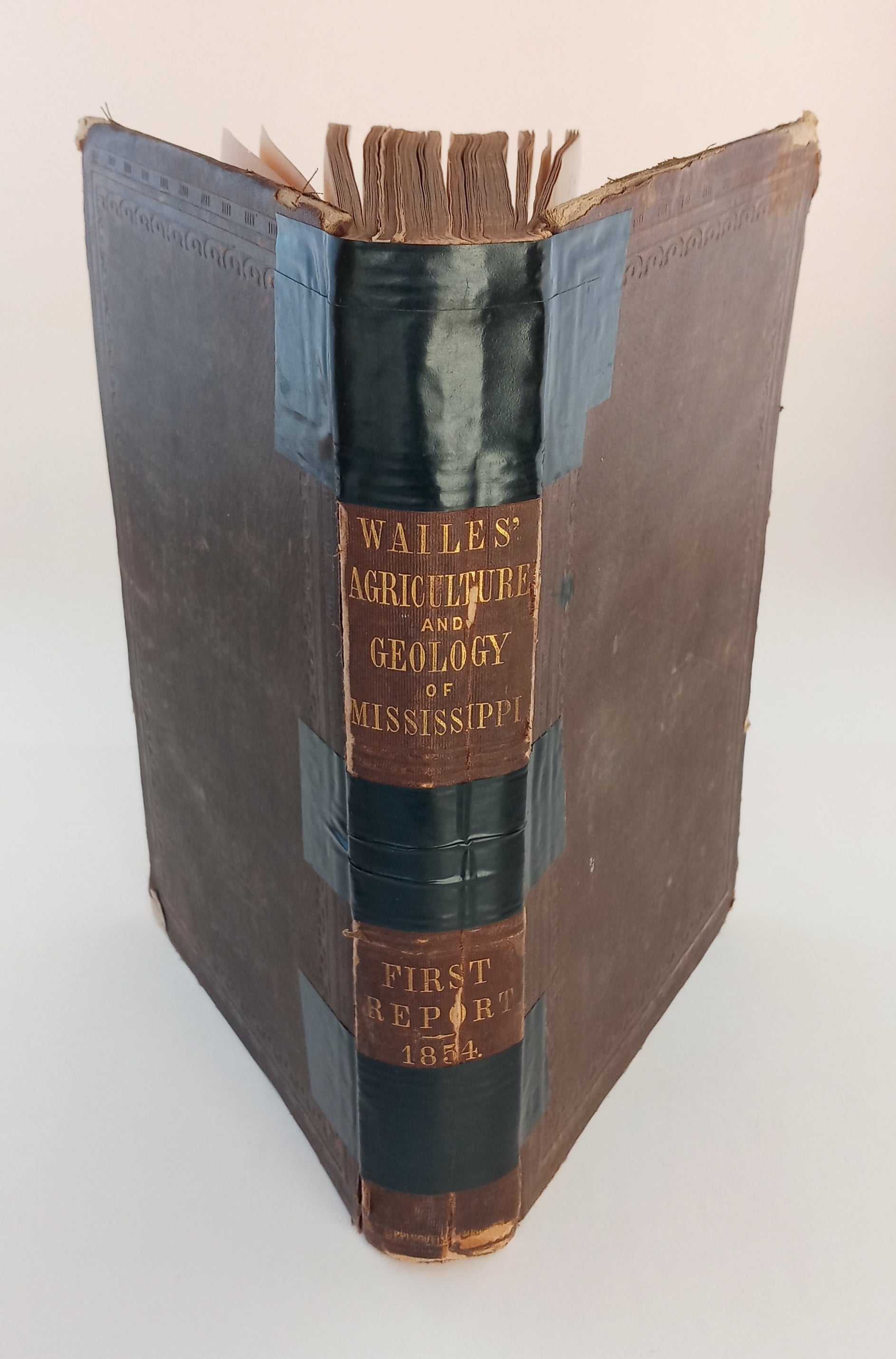Report on the Agriculture and Geology of Mississippi. Embracing a sketch of the social and natural history of the state. book cover