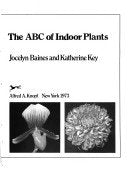ABC of Indoor Plants book cover