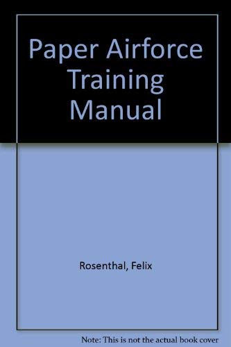 The paper airforce training manual book cover