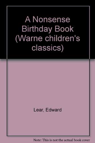Nonsense Birthday Book