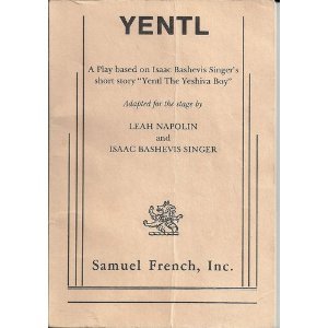 Yentl: A play book cover