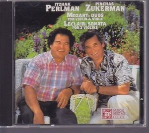 Mozart: Duo Sonatas for Violin & Viola; Leclair: Sonata for 2 Violins book cover