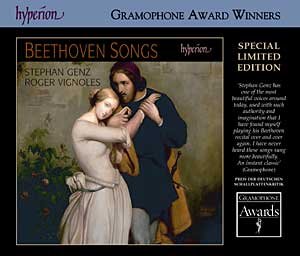 Beethoven 6 Gellert Songs & 12 Asstd. Songs. (Stephan Genz Baritone W.Roger Vignoles Piano. T book cover