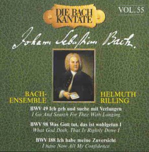 Bach Cantatas 49 98 & 188. (Soloists And Bach-Ensemble/ Rilling)