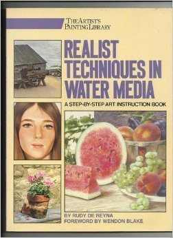 Realist techniques in water media book cover