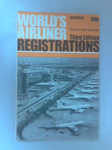 World's airliner registrations book cover