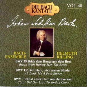 Bach Cantatas 7 39 & 135. (Soloists And Bach-Ensemble/ Rilling)