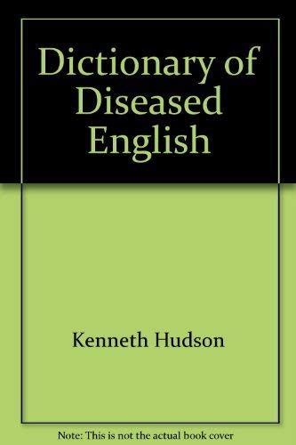 Dictionary of Diseased English book cover