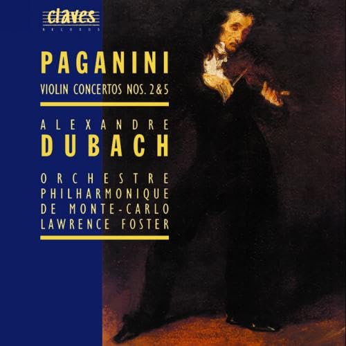 Paganini: Violin Concertos Nos 2 & 5 book cover