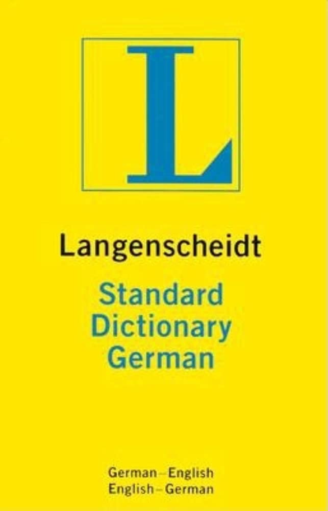 Langenscheidt's Standard German Dictionary: German-English English-German (Revised) book cover