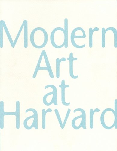 Modern Art at Harvard book cover
