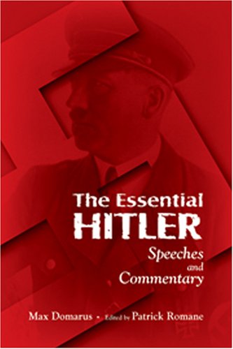 Essential Hitler: Speeches and Commentary book cover