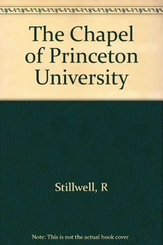 Chapel of Princeton University book cover