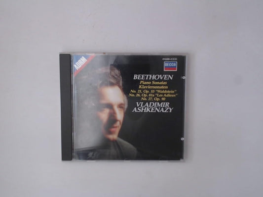 Beethoven: Piano Sonatas - Vladimir Ashkenazy (No. 21 Op. 53 "Waldstein Sonata", No. 26. Op. 81a "Les Adieux", No. 27 Op. 90) book cover