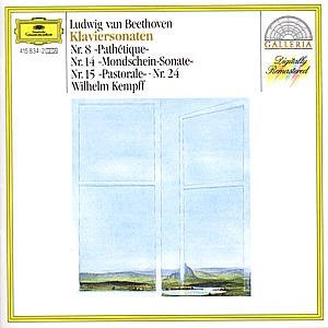 Beethoven: Piano Sonatas (No. 8 "Pathetique", No. 14 "Moonlight", No. 15 "Pastoral", No. 24) book cover