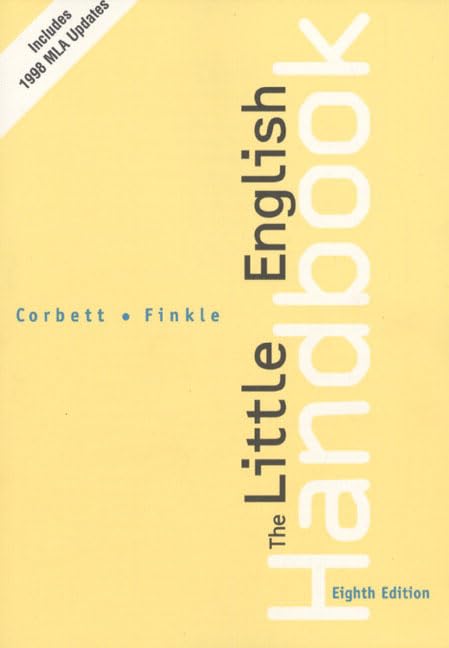 Little English Handbook: Choices and Conventions (MLA Update) book cover