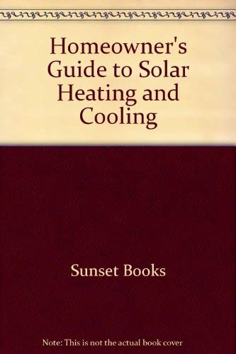 Solar Heating & Cooling book cover