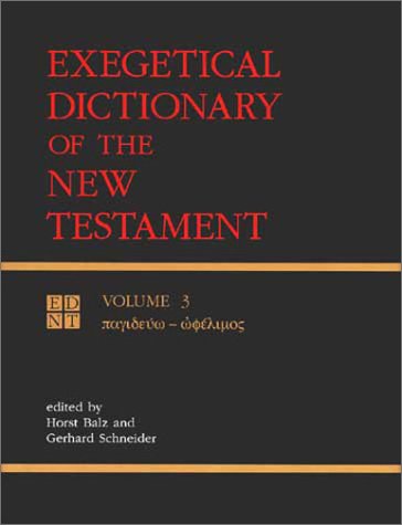 Exegetical Dictionary of the New Testament book cover