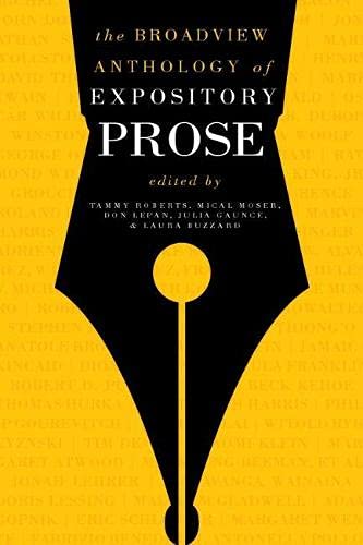 Broadview Anthology of Expository Prose: Second Edition (Revised)