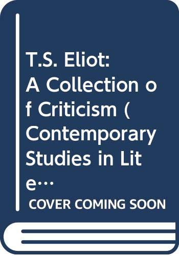 T. S. Eliot: A Collection of Criticism, book cover