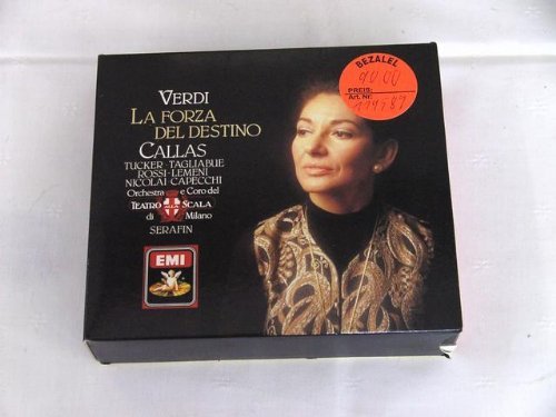 Verdi La Forza Del Destino. (Maria Callas Richard Tucker Carlo Tagliabue Nicola Rossi-Lemen book cover