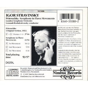 Stravinsky: Petrouchka book cover